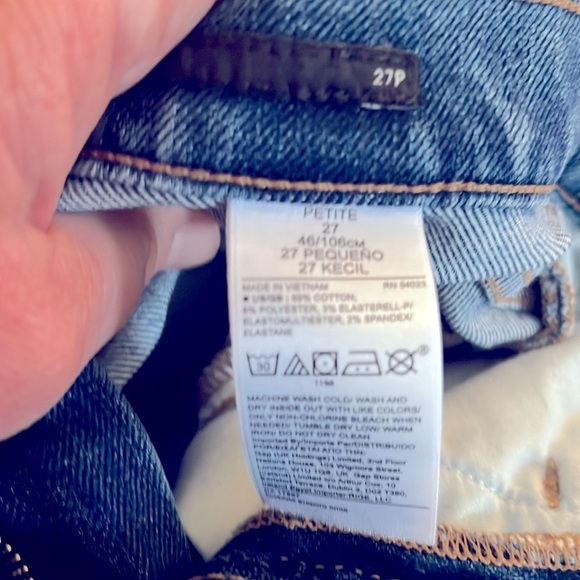 BANANA REPUBLIC Women's Blue Denim Jeans 👖 - Picture 3 of 7